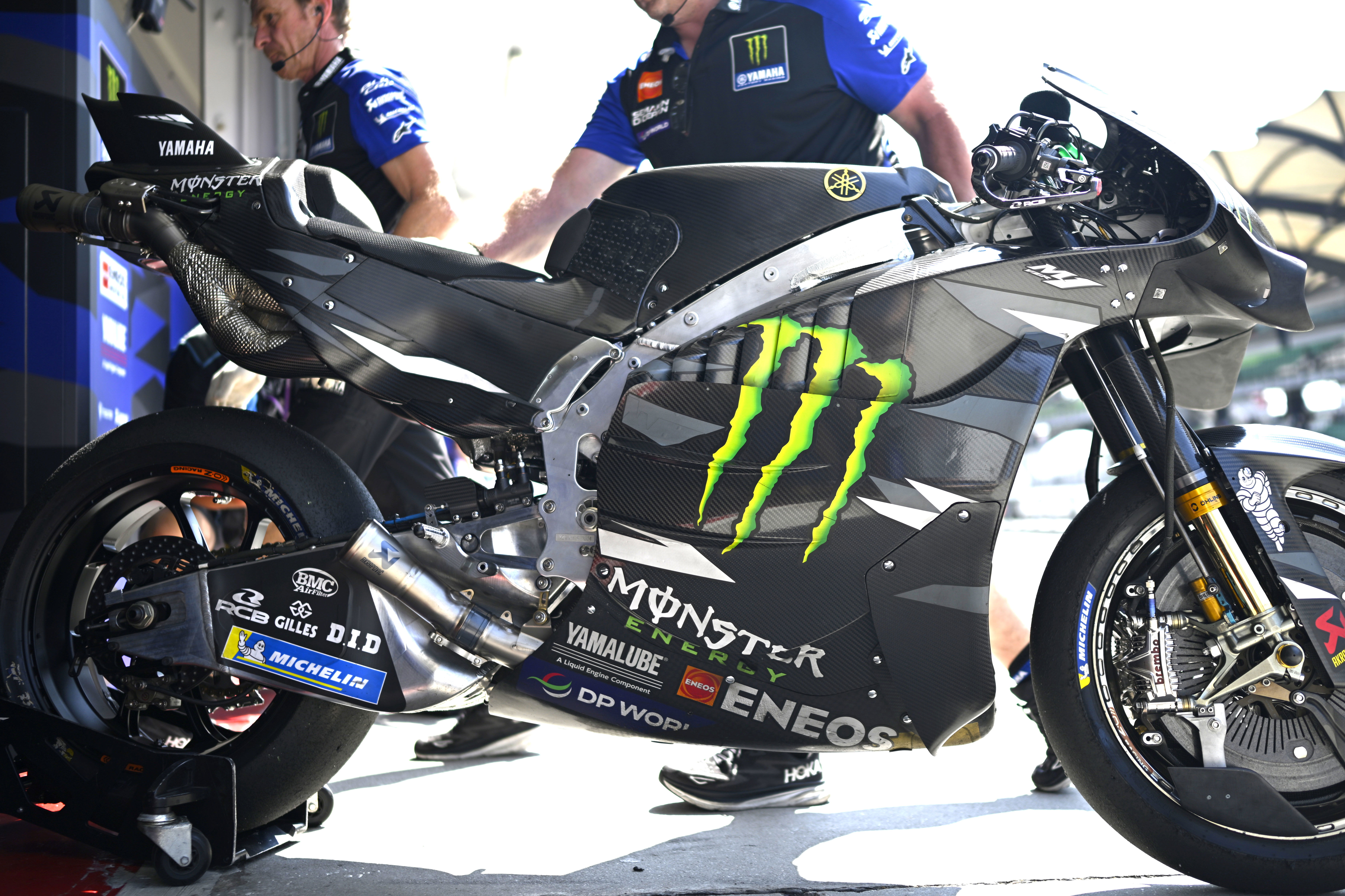 Yamaha V4 MotoGP bike. Photo credit - Gold and Goose