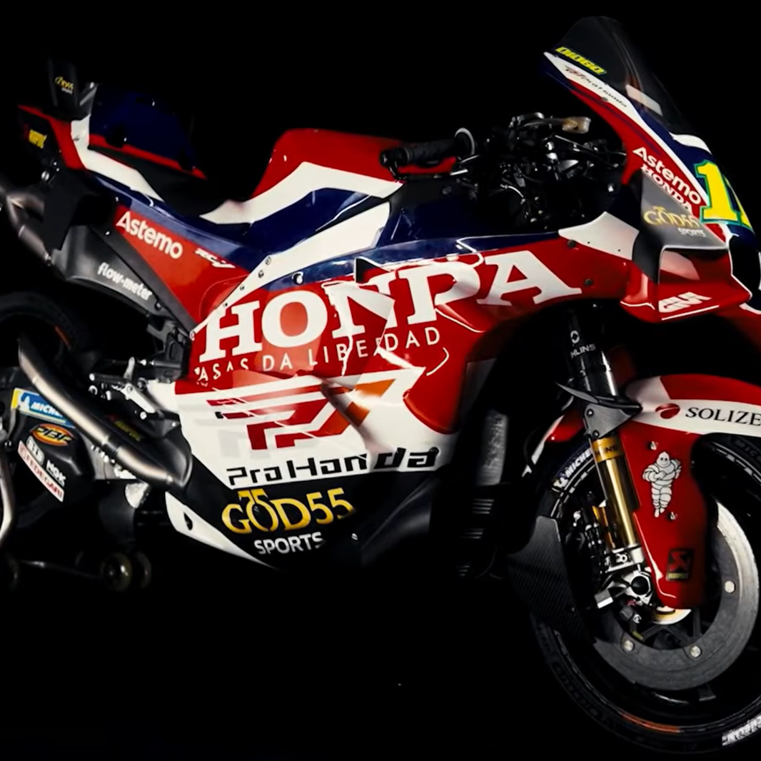 Diogo Moreira's 2026 LCR Honda. Credit: YouTube/MotoGP.