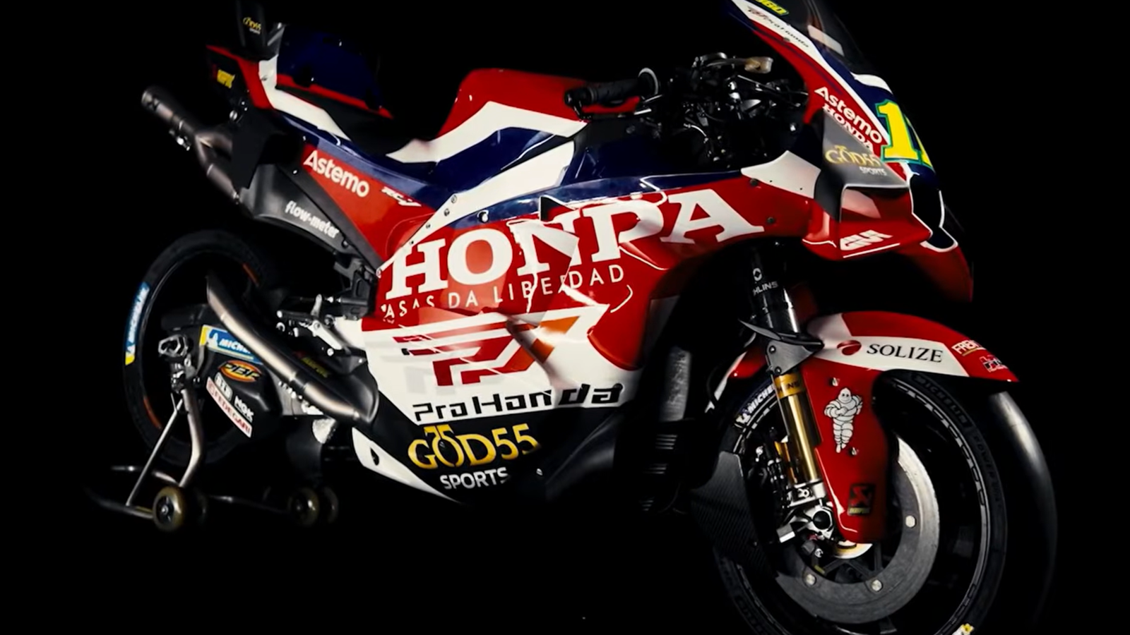 Diogo Moreira's 2026 LCR Honda. Credit: YouTube/MotoGP.