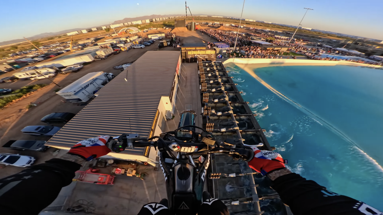 Watch Colby Raha make history with record-breaking 275-foot jump