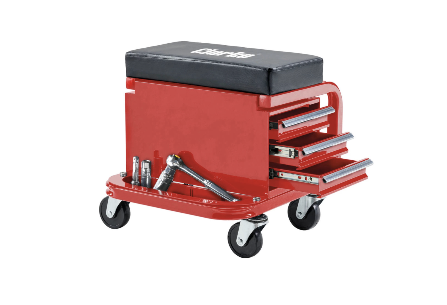 Clarke CMSU3-B Mechanics Utility Seat & Toolbox