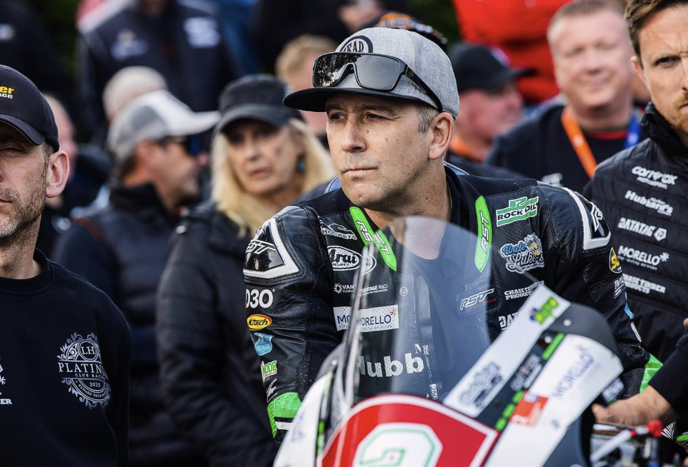 David Johnson at a road race