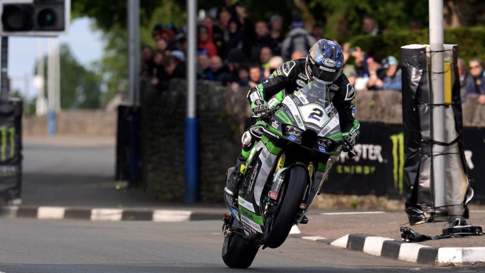 David Johnson riding a Kawasaki ZX-10RR