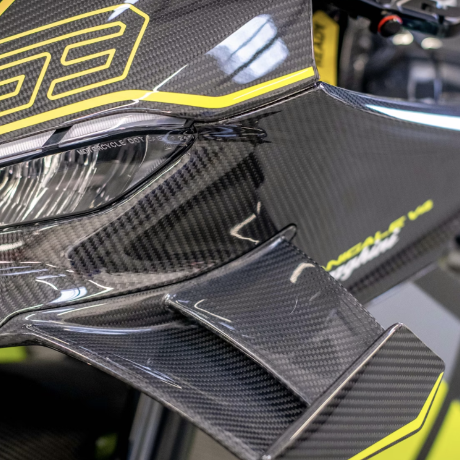 Ducati Panigale V4 Lamborghini carbon fibre body. Photo credit - Collecting Cars