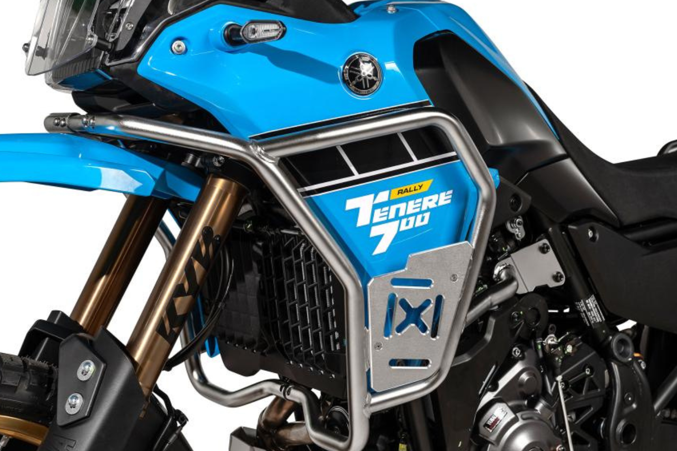 Yamaha Ténéré 700 with Touratech protectors. Photo credit - Touratech