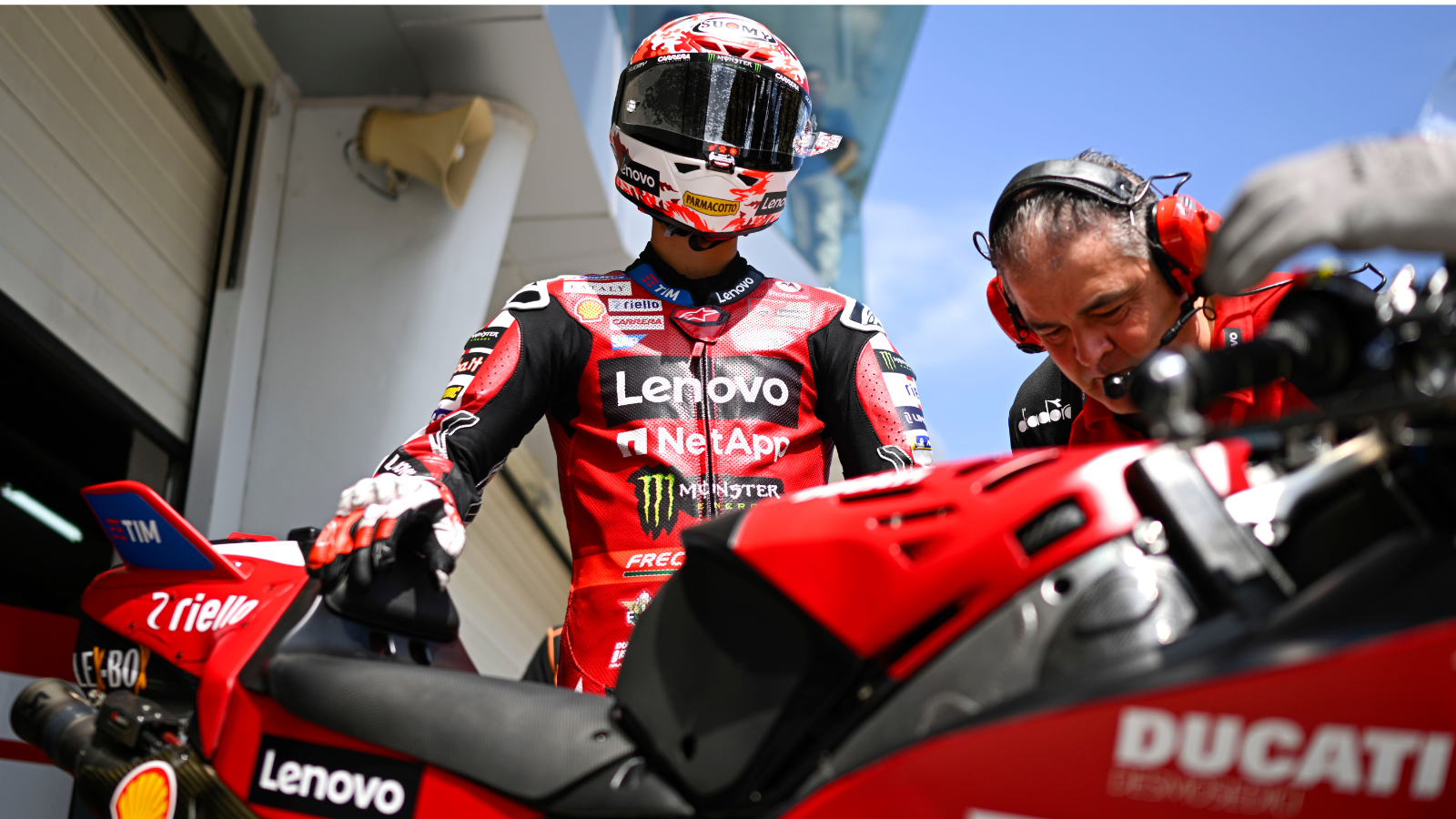 Francesco Bagnaia at the Sepang MotoGP test