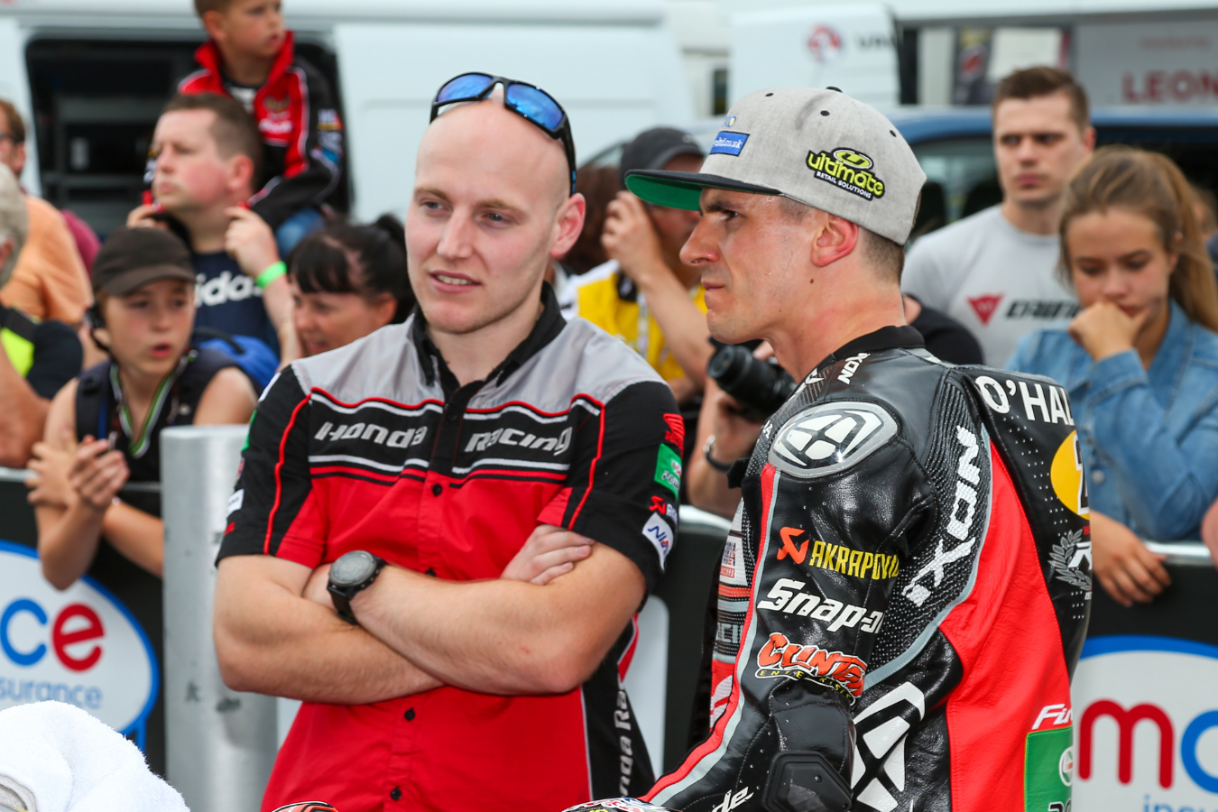 Scot Hargreaves standing with Jason O'Halloran