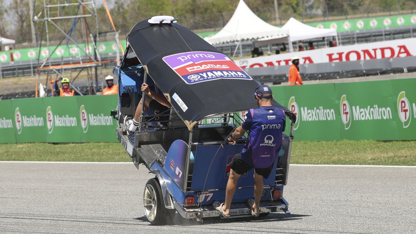 Watch: Toprak Razgatlioglu takes first MotoGP victory in bizarre fashion