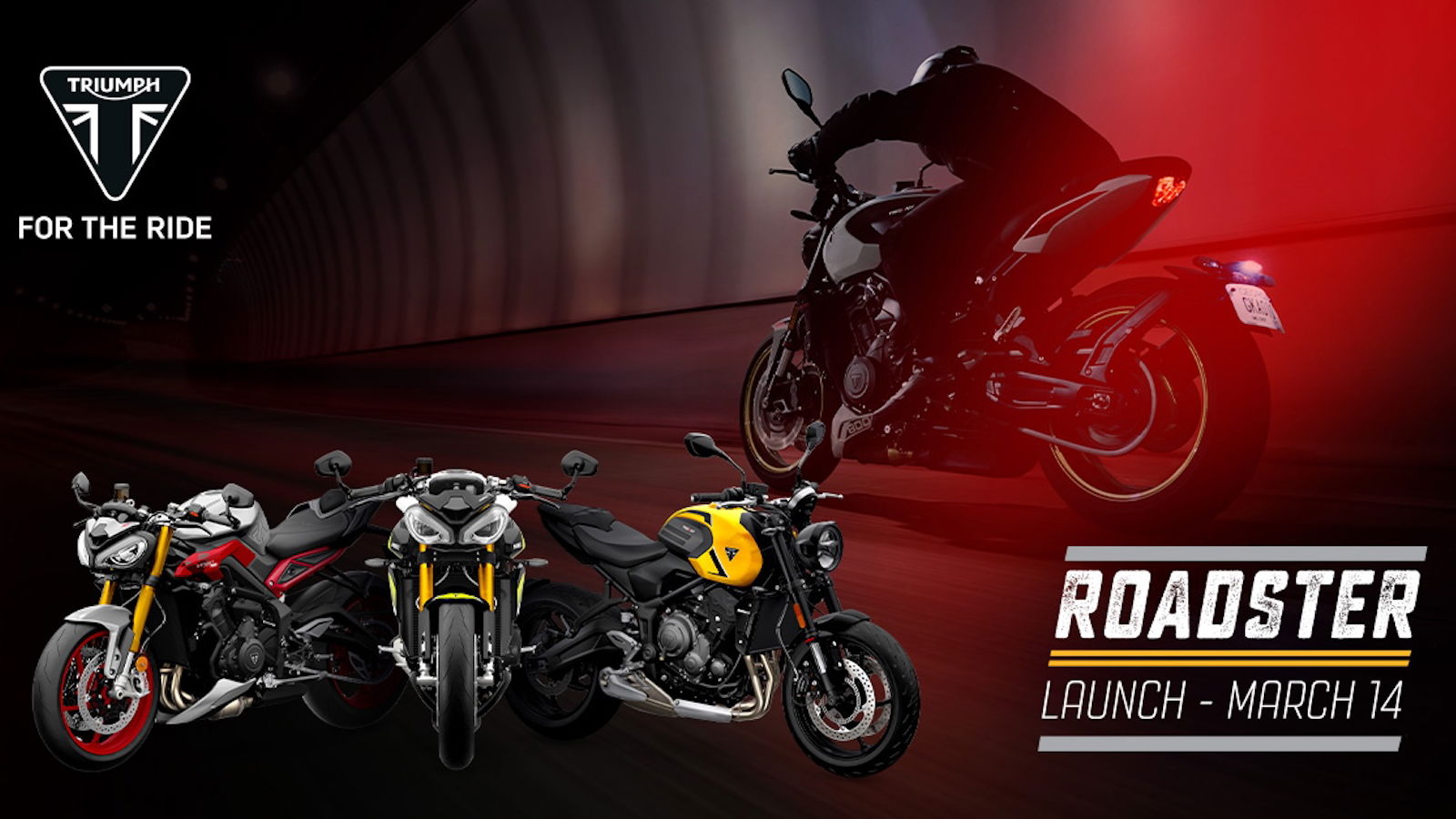 Triple Threat: Triumph’s 2026 roadsters hit dealers on 14 March