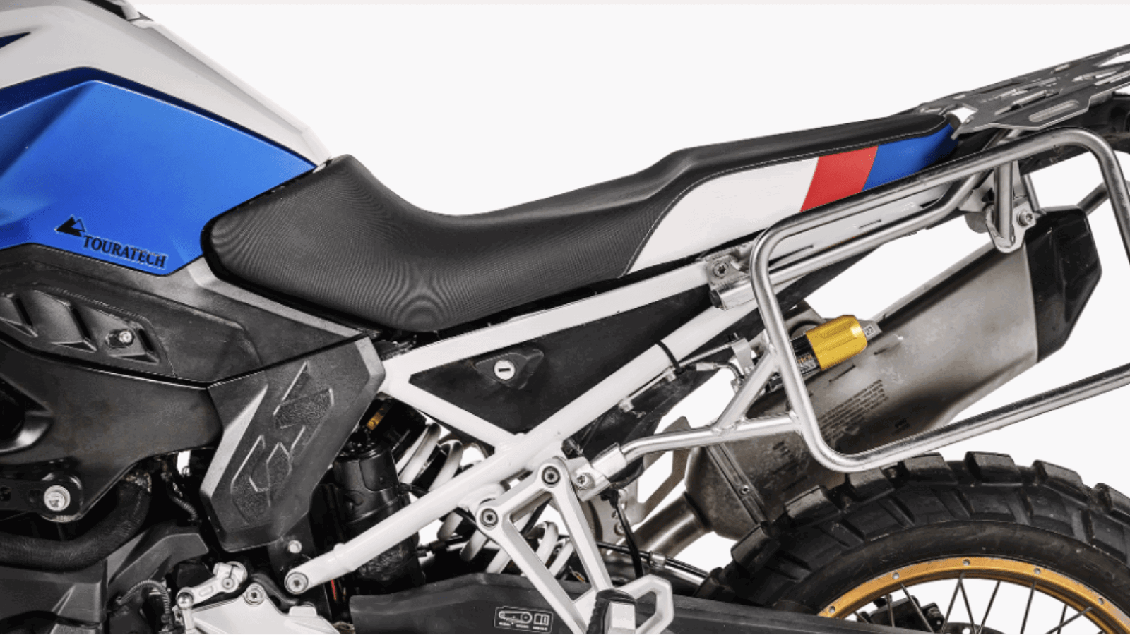 This new accessory could make long-distance riding on a BMW F900 GS more fun