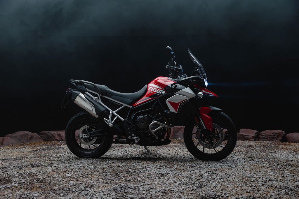 The Tiger 900 GT Aragon Edition adventure motorcycle