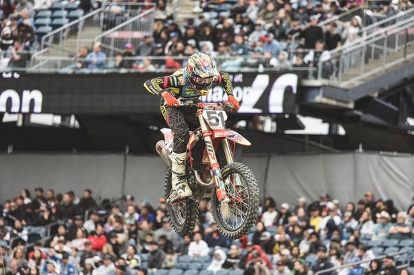 Justin Barcia, 2022 Foxborough Supercross. - GasGas Media/Align Media.