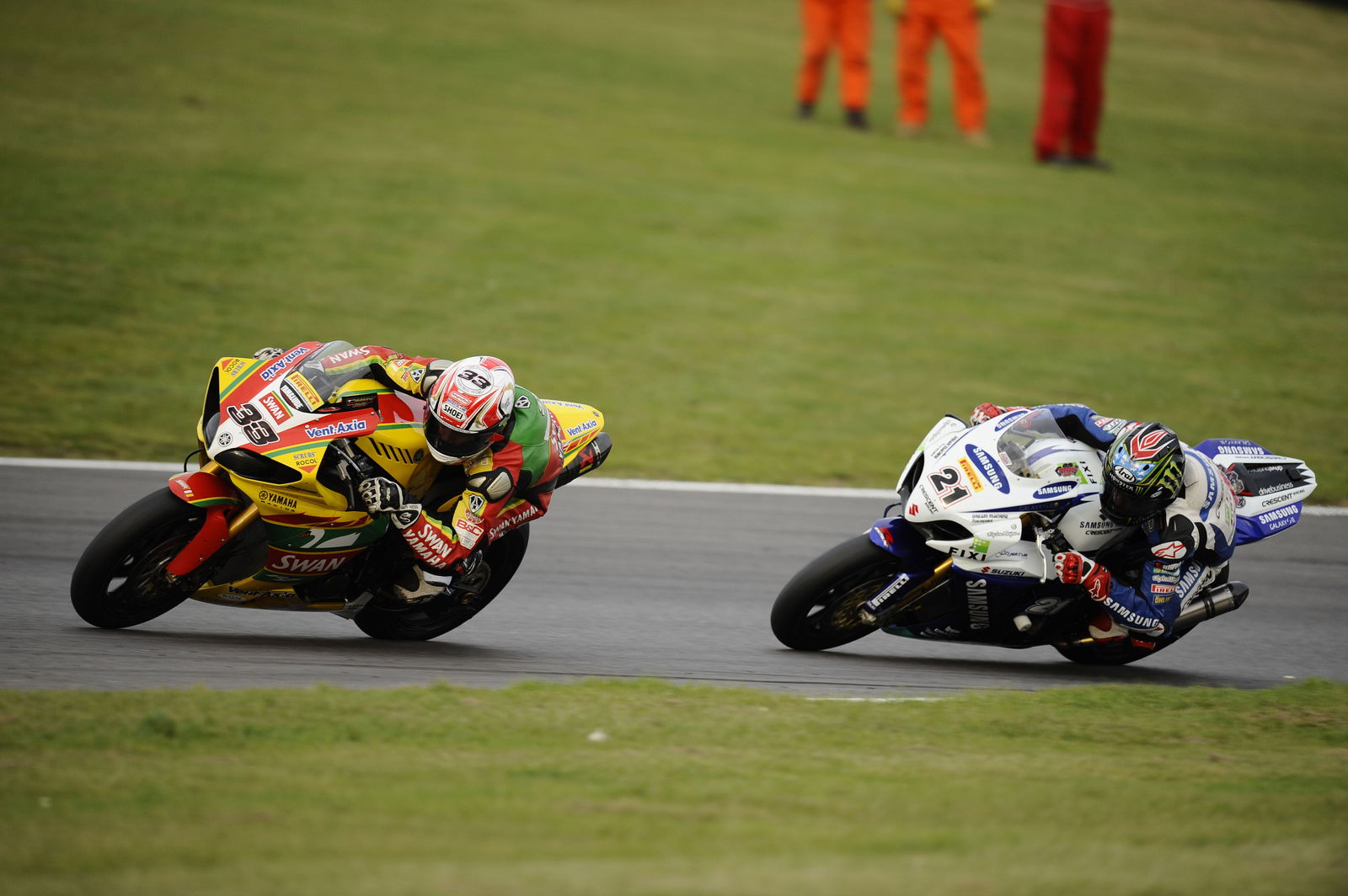 Tommy Hill, John Hopkins, 2011 Brands Hatch BSB finale. - Gold and Goose
