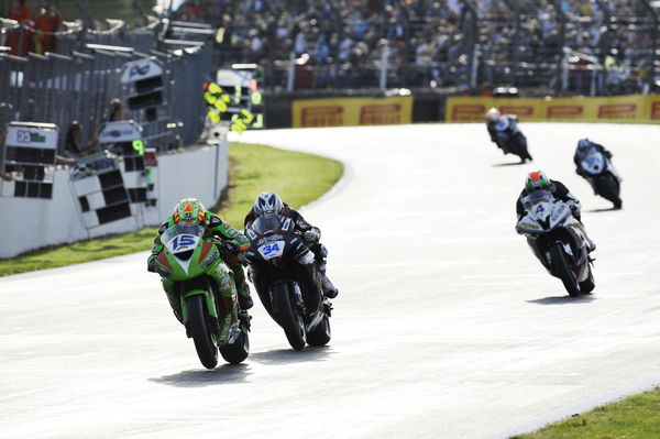 Ben Wilson, Alistair Seeley, 2011 Brands Hatch British Supersport finale. - Gold and Goose