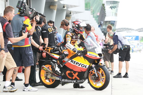 Marc Marquez, 2011 Malaysian Moto2 GP.