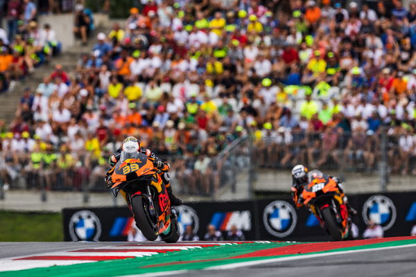 Brad Binder and Miguel Oliveira at the Red Bull Ring, 2021. Credit: Rob Gray (Polarity Photo).