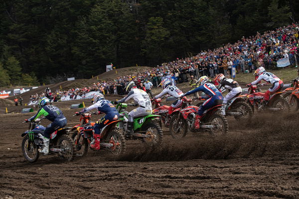 MX2 race start, 2022 MXGP of Patagonia Argentina. - Ray Archer/KTM Media.