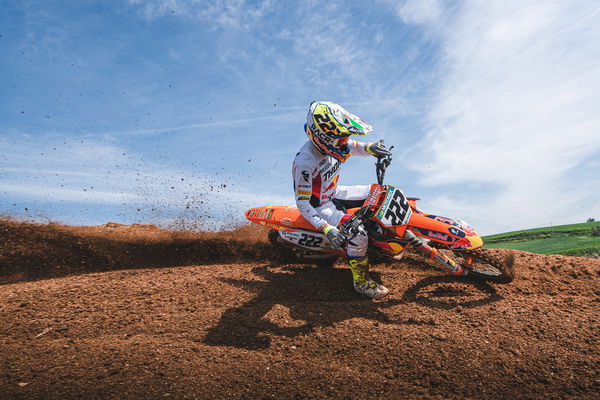 Antonio Cairoli blasting berms. - KTM Media/Overlook Farm.