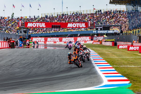 Brad Binder leads Maverick Vinales, Takaaki Nakagami, 2022 Dutch TT. - KTM Media/Rob Gray (Polarity Photo)