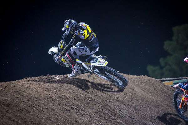 Jason Anderson, 2018 Las Vegas Supercross. - Husqvarna Media/Simon Cudby