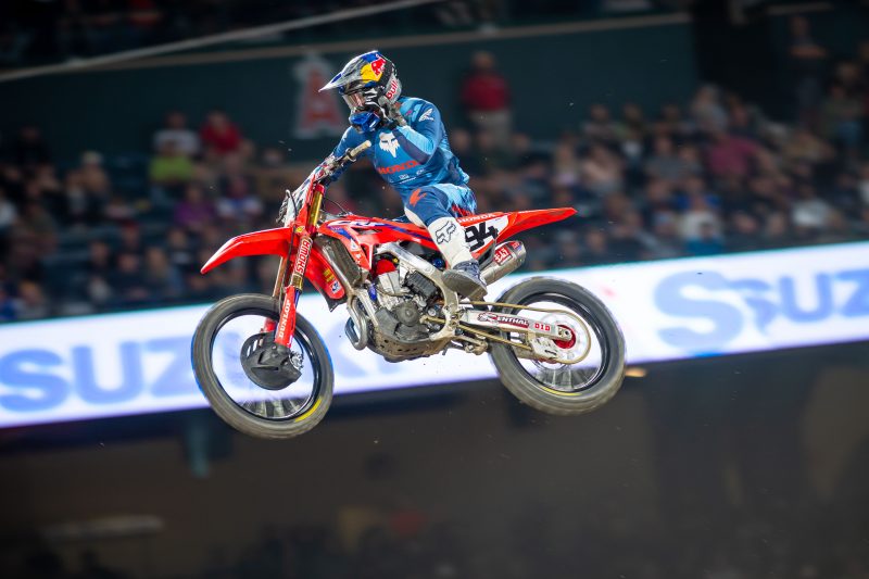 Ken Roczen, 2022 Anaheim 3 Supercross. Credit: Honda Racing Corporation.