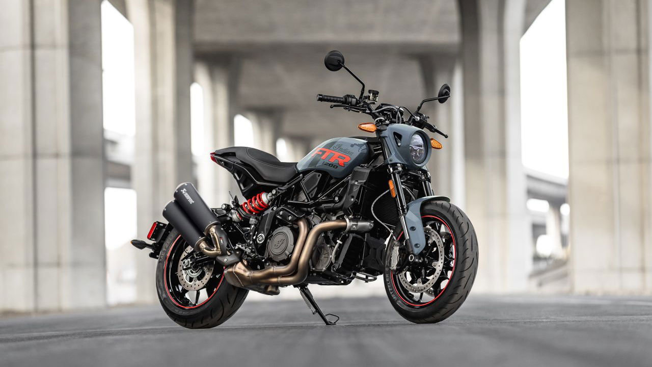 Indian FTR Stealth Grey Special Edition