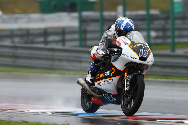 John McPhee, 2017 Moto3 Czech Grand Prix. - Gold and Goose