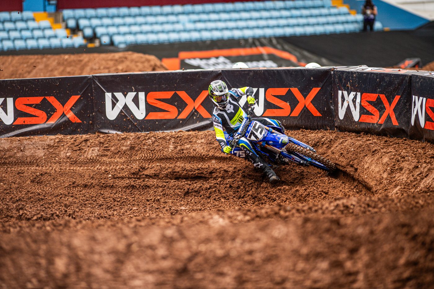 Josh Hill, 2023 World Supercross British GP. - WSX Media