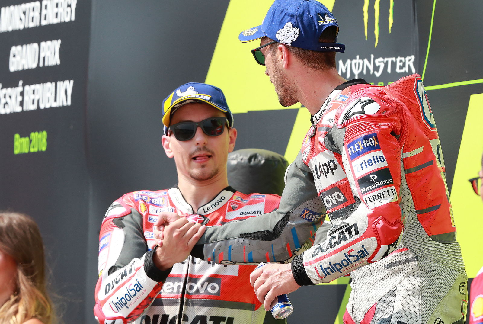 Andrea Dovizioso, Jorge Lorenzo