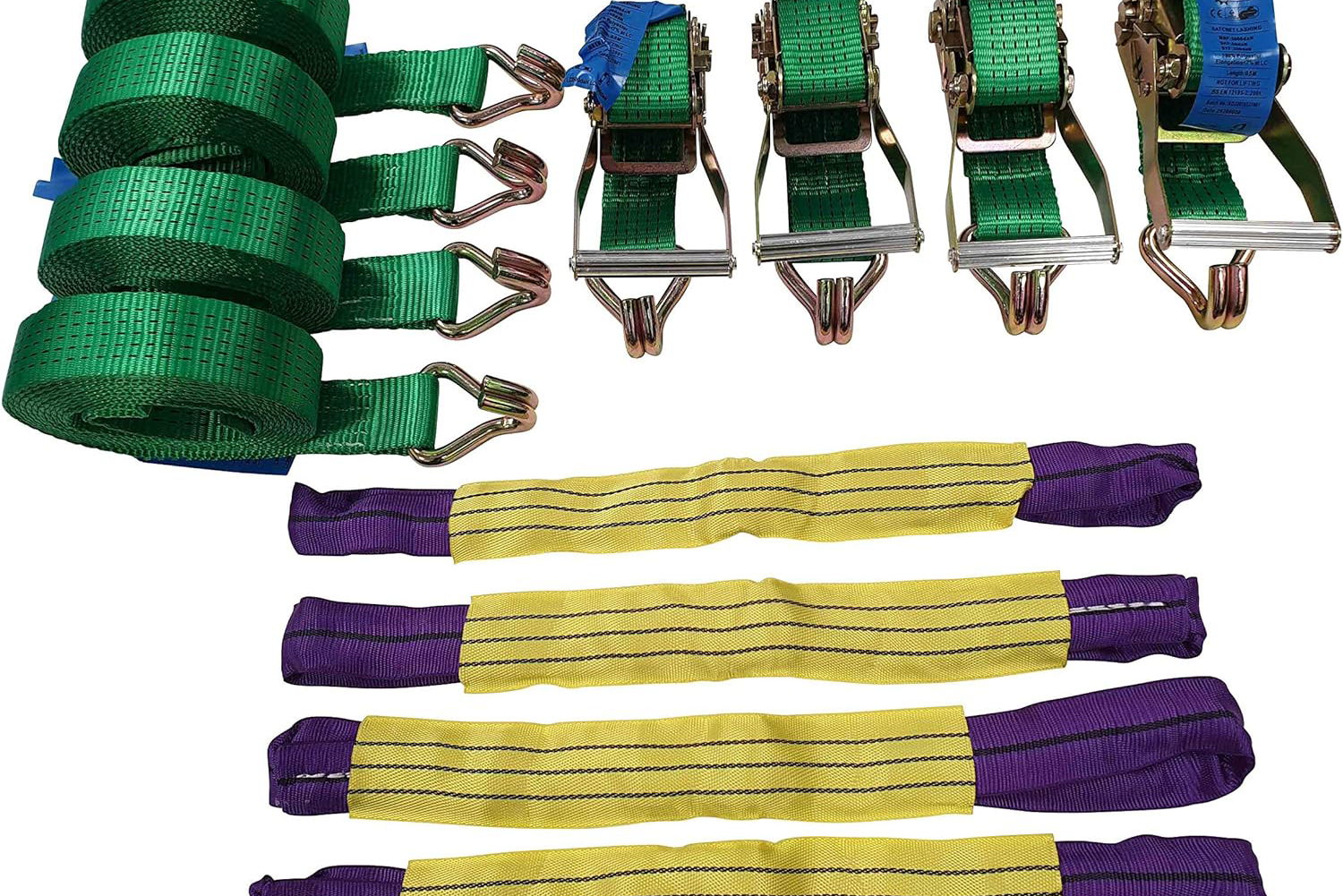 Ratchoox Recovery Ratchet Straps Set of four