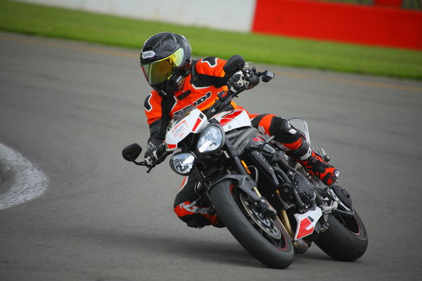 Visordown Track Day Donington Triumph Speed Triple RS