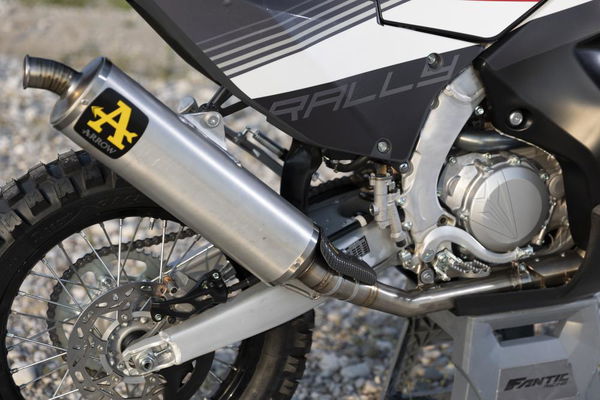 Arrow exhaust on Fantic XEF Rally