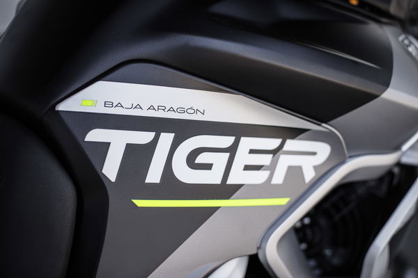 Tiger logo on Triumph Tiger 900 Rally Pro. - Triumph