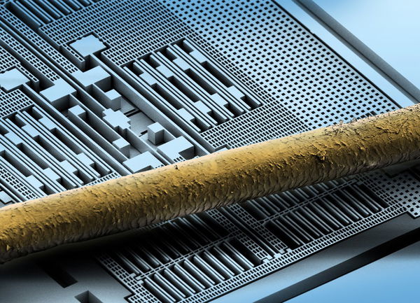 Bosch MEMS sensor with human hair