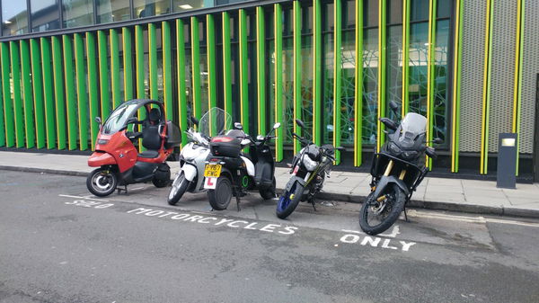 Camden motorcycle parking. - Save London Motorcycling