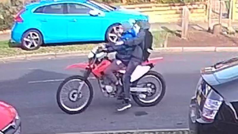 WATCH: Alleged attempted motorcycle theft aborted