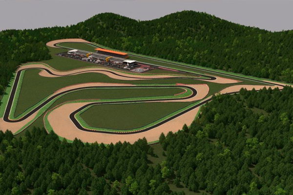 Circuit Morata CGI view of the track