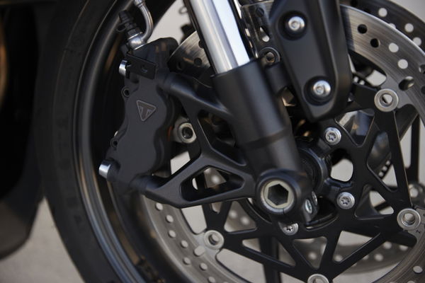 The braking system on a sport bike