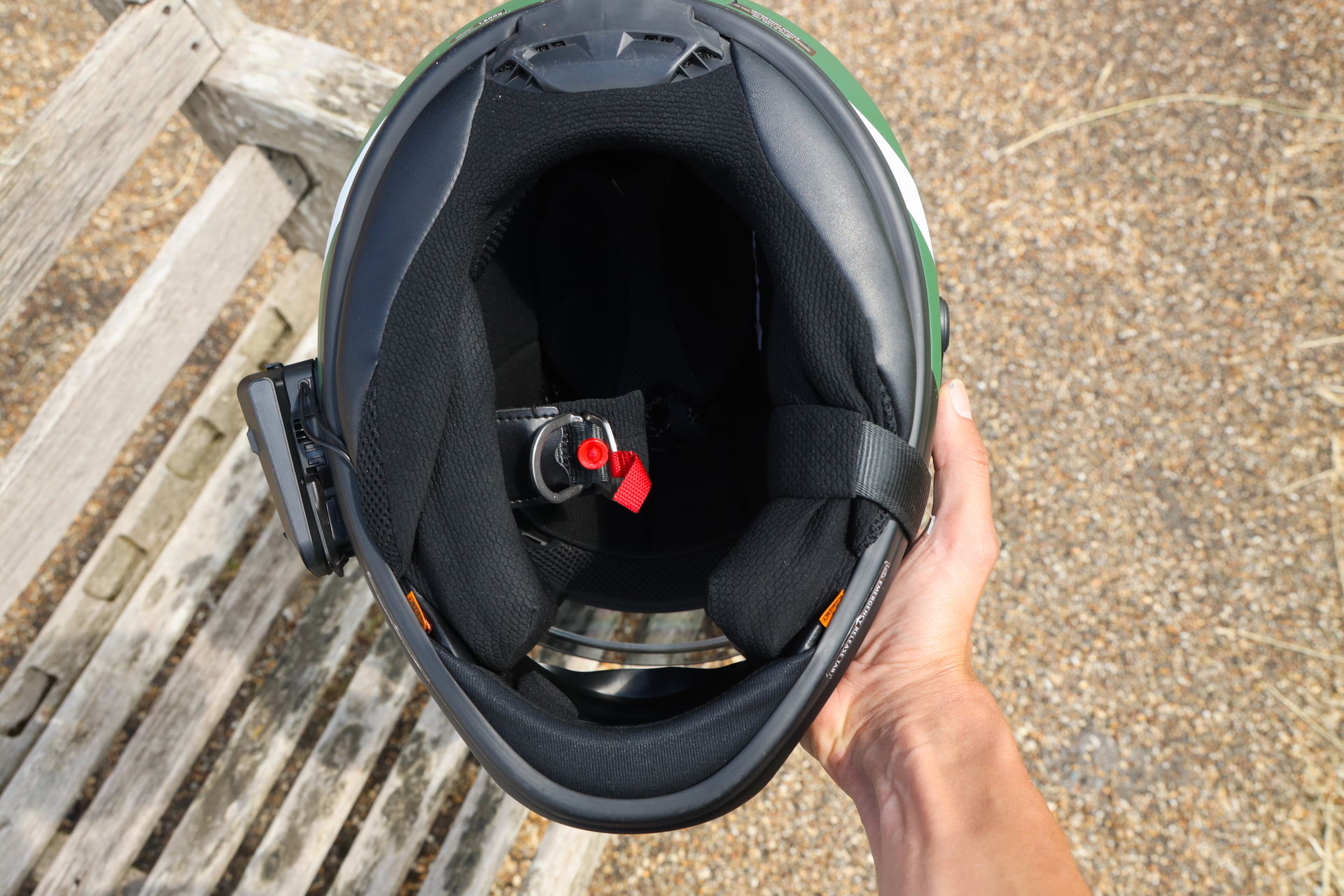 Arai Concept XE helmet - inside