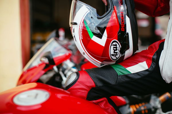 Get £100 off a new Ducati Arai helmet by giving up your old lid