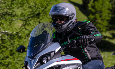 Energica Experia launch with Cardo Edge unit