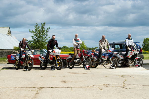 Dakar Enduro Rally classic bike line up