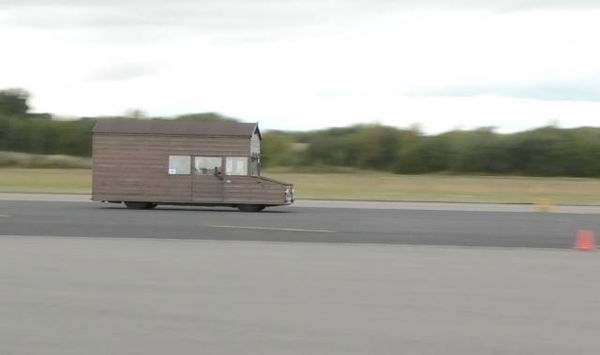 Speed records beaten for fastest shopping trolley, bog and shed