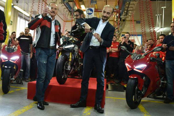 Ducati Panigale V4 production begins