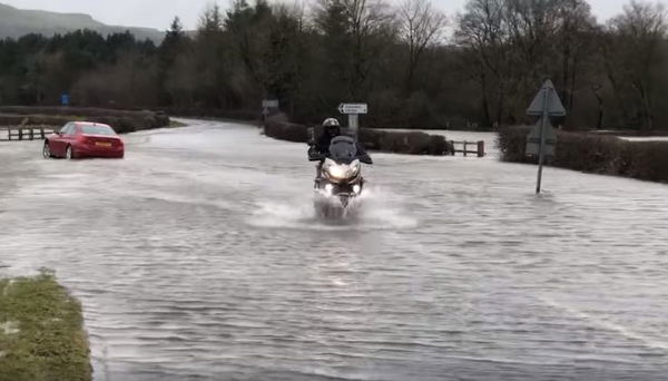 Flooded motorcycles