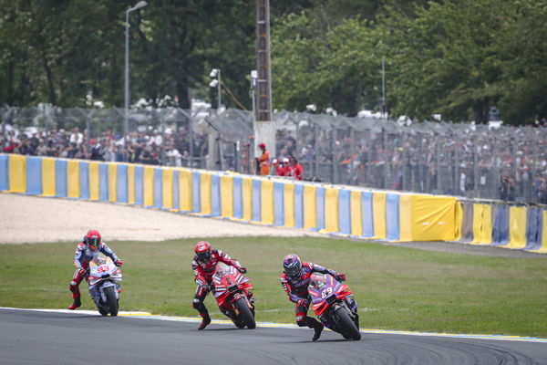 Jorge Martin, Francesco Bagnaia, Marc Marquez, 2024 MotoGP French Grand Prix. - Gold and Goose