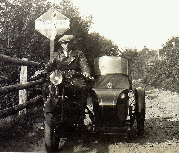 An AJS combination just after World War I