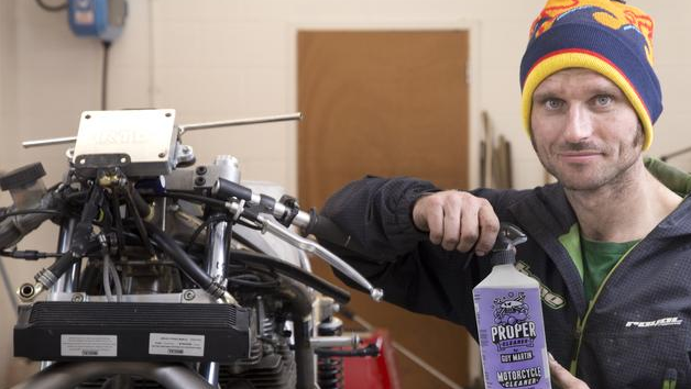 Guy Martin releases motorcycle cleaning product