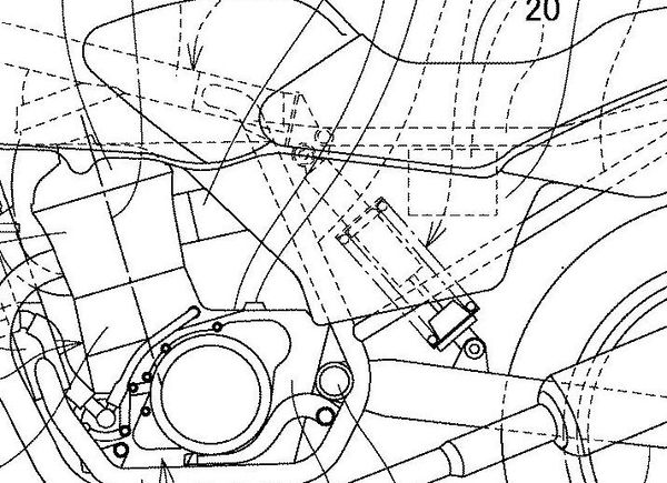 Honda CB250 patent