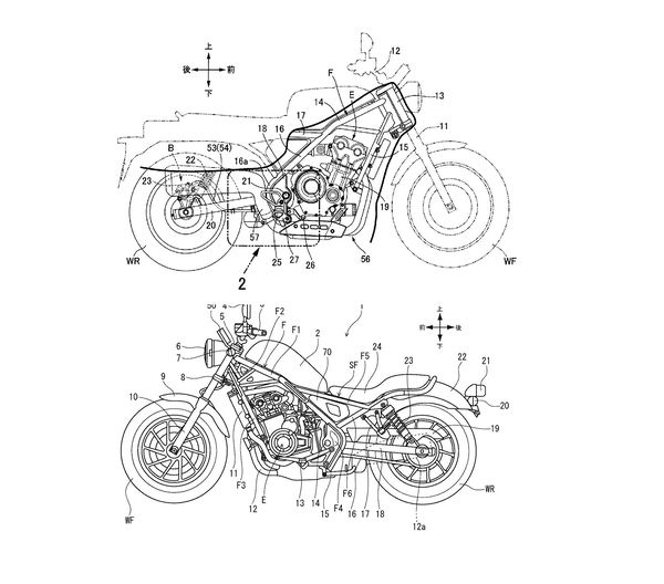 Comparison between the CMX1100 and new bike